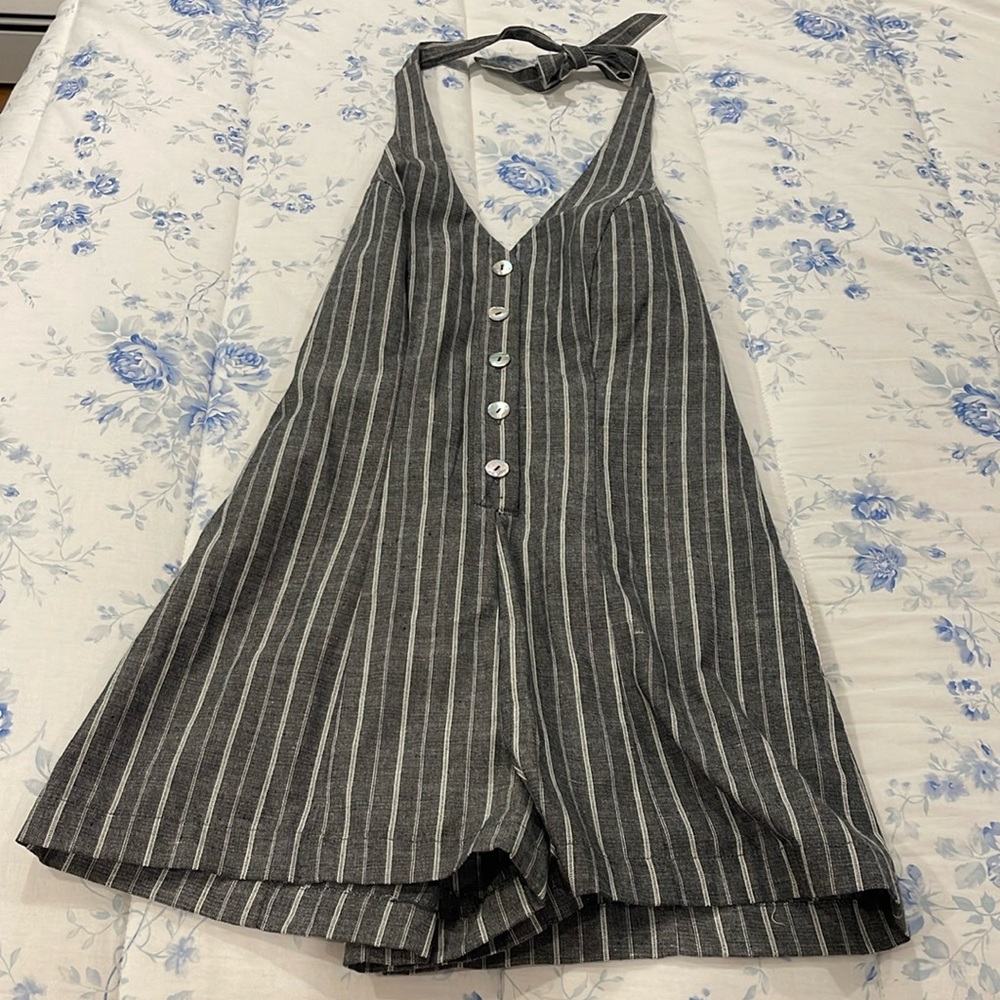 Open back romper